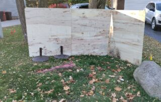 Stump Grinding Barrier