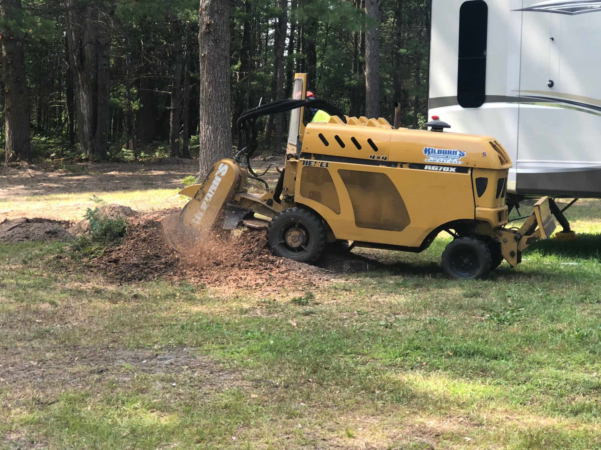 Kilburn's Stump Removal Equipment